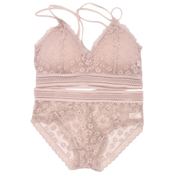 Best Quality Sexy Fashion Women Lace Panties Bra Set Low MOQ Underwear Wholesale Sexy Lace Bra Set Women