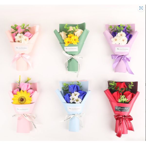 Creative Gift Simulation Rose Bundle Soap Flower
