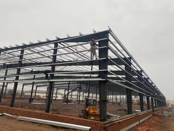 El palmo de alta resistencia de la larga vida prefabricó el edificio estructural del taller del metal
