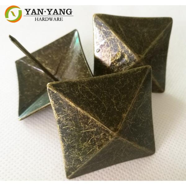 Furniture Decorative Sofa Nail, Brass Square Heads for Sofa
