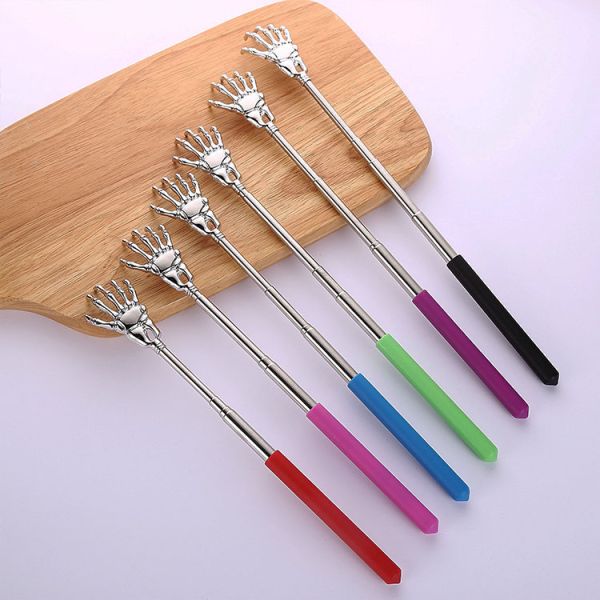 1-Year Shelf Life Portable Metal Bear Claws Back Scratchers with Telescopic Handle