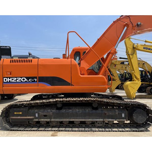 Использованный земляник 22 тонны Доусан 220 экскаватор DH220LC-7 двигатель 21400 К