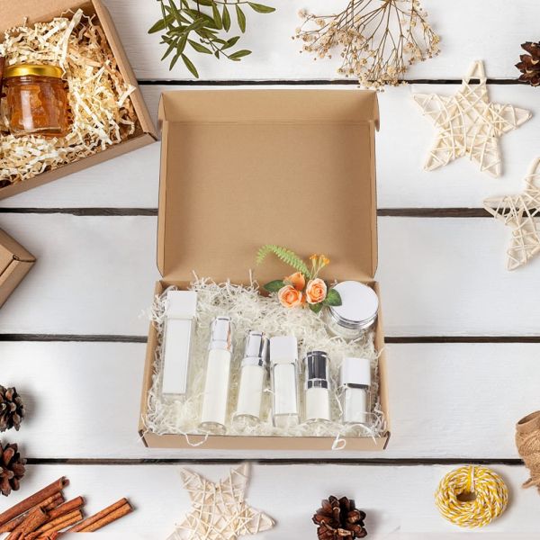 Хорошая одежда Одежда Уход за кожей Подарок Волнообразная бумажная коробка самолета с Gravnre печать