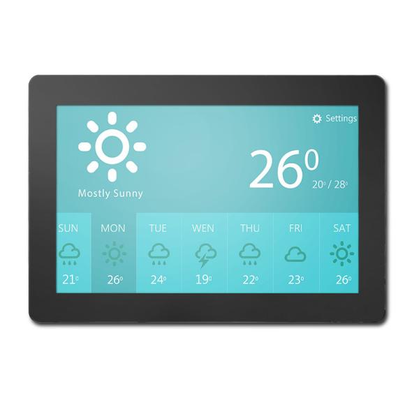 Capacitive 10 Inch Tft Display 1280xRGBx800 Dots LVDS Interface