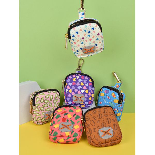 Sacs à excréments pour chiens en plein air Dispensers de sacs à excréments pour chiens colorés Portables