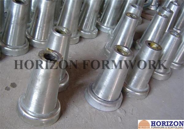 Galvanized Formwork Tie Rod System With Dywidag Thread, Wing Nut and Steel Cone