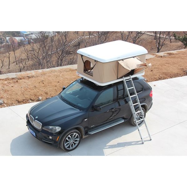 Single Layer Sunsail Hard Shell Car Roof Top Tent for Outdoor Entertainment
