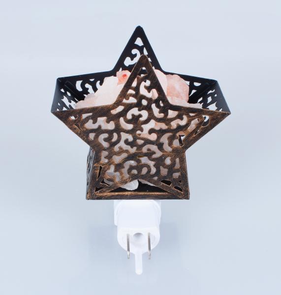 Star Shape 7 Watt Himalayan Indoor Salt Lamp Night Light