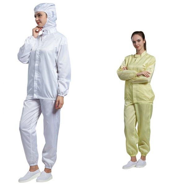 Medical Anti Static Lab Coat Dust Resistant Unisex ESD Lab Coat