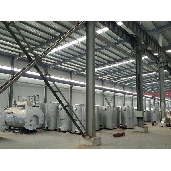 Fully Automatic Natural Gas Hot Water Boiler 50 - 100DN Water Outlet For Industrial Production