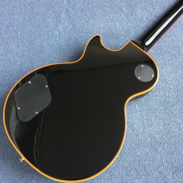 New high-quality custom LP electric guitar, Black body with five pointed stars,free shipping