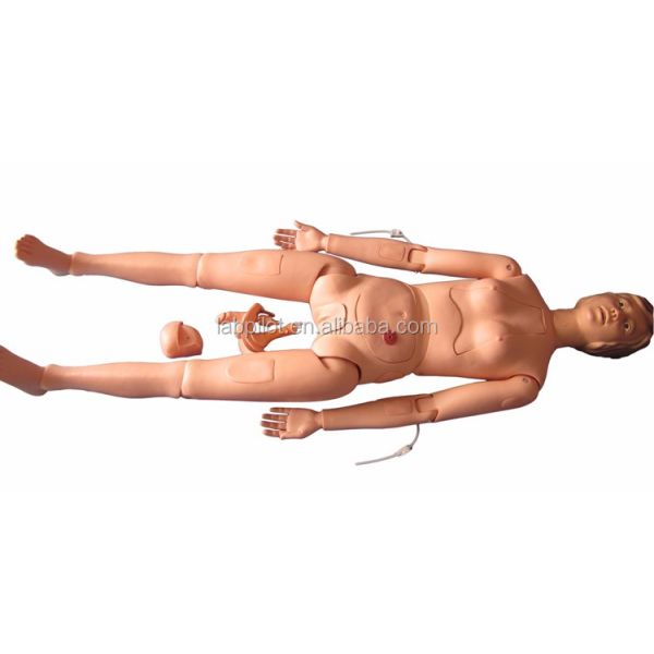Human Life Size Nursing Mannequin for Patients Care Demonstration Full-body Female