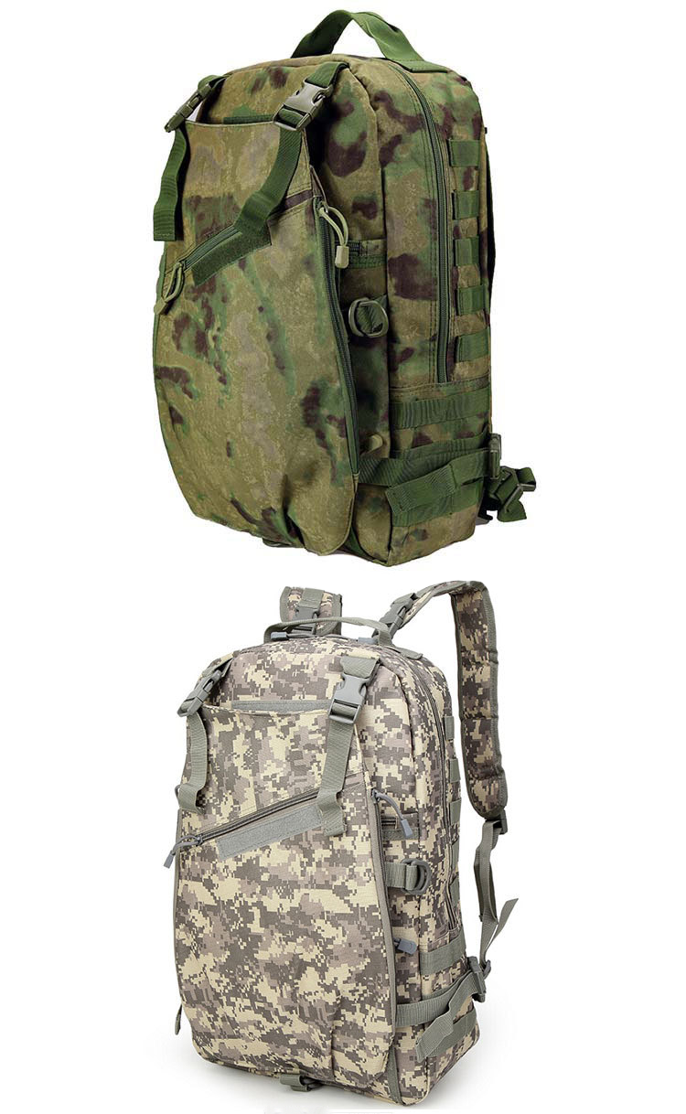 Полиэстерная подкладка 45L вместимость на открытом воздухе Пешеходные поездки рюкзак с внутренним отсеком