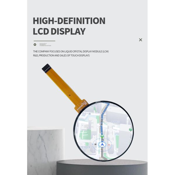 1.38 дюймовый круг OLED LCD дисплей Яркость 380cd/M2 240x240RGB