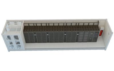 Recipiente integrado pré-fabricado Data Center para telecomunicações