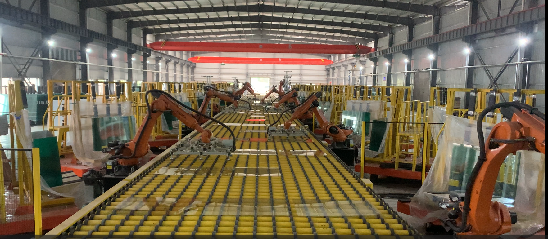 300 TPD Energy Saving Cross Fired Furnace with Refractory Materials for Glass Melting