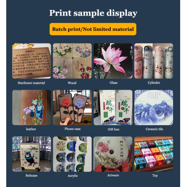 UV Printer I3200 Inkjet Board Crystal Label Pet Film Flat Printing Machine Acrylic Metal Wine Bottle PVC Printer Board