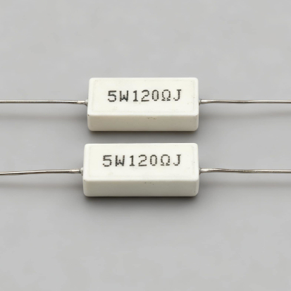 Heated Cement Wire Wound Resistors 1500V  High Temperature Ceramic Cement Resistor
