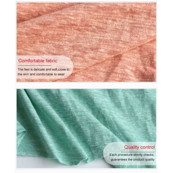 T Shirts Weft 163CM 160GSM Stretch Jersey Knit Fabric