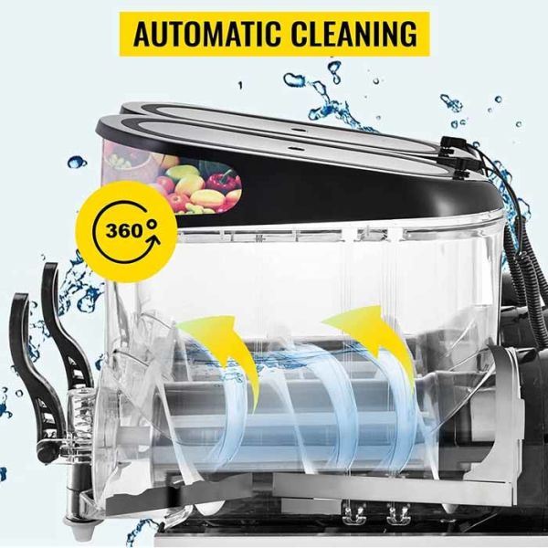 Automatic Smoothie Frozen Slush Machine / Refrigeration Industrial Slush Making Machine