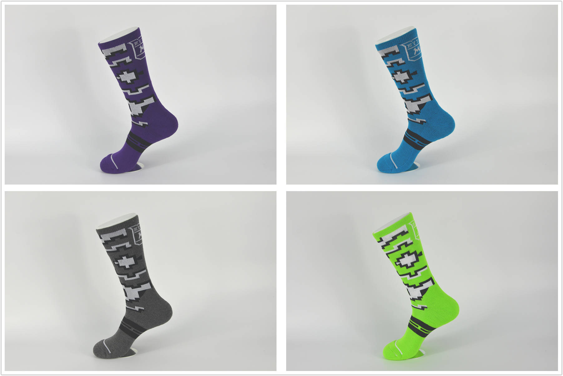 Yellow Under Armour Basketball Socks , Breathbale Thin Basketball Socks