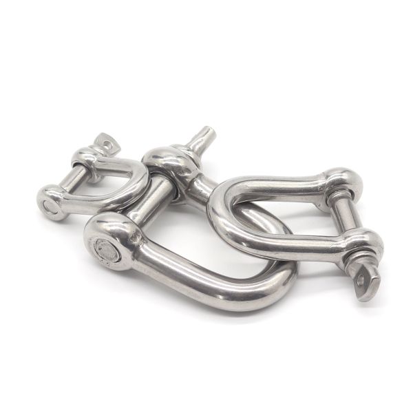 Safetyfactor Typically 5 1 Or 6 1 Stainless Steel Shackle Welded Installation Method Corrosion Resistant Rigging Component