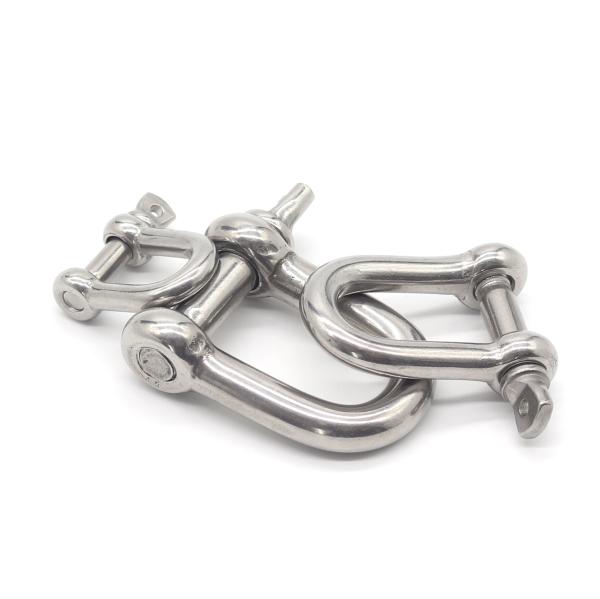 Japanese Style Stainless Steel D Shackle Construction Industrial Marine Shackles