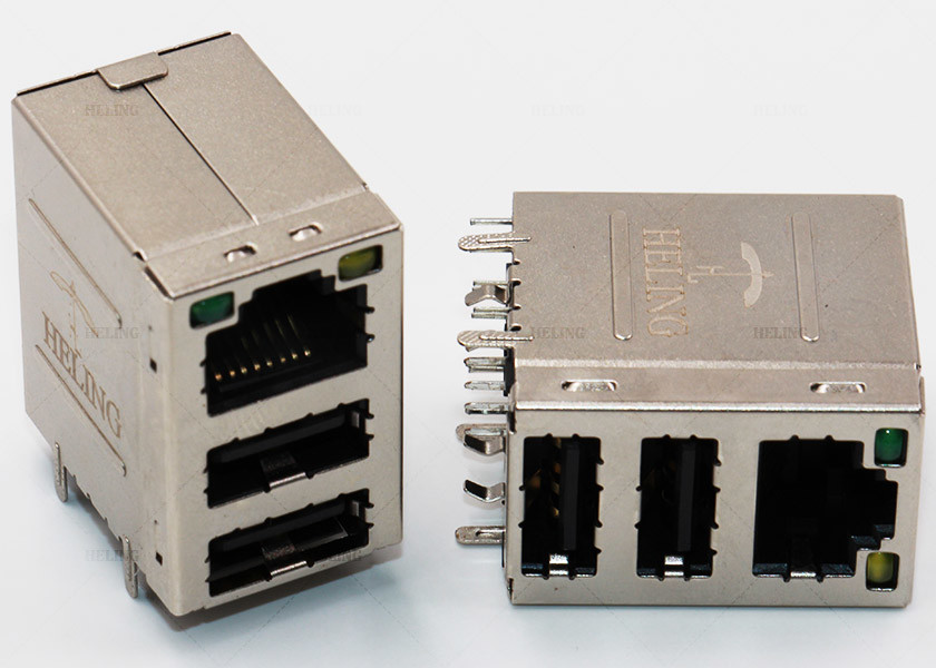 Латунный защищаемый Usb 2,0 к Rj45 MU88-B031-CRL101