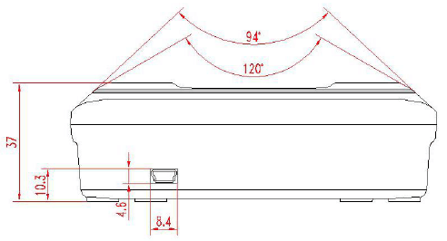 HFSecurity HF-OS300 Windows Linux Wireless Fingerprint Scanner For Windows With SDK