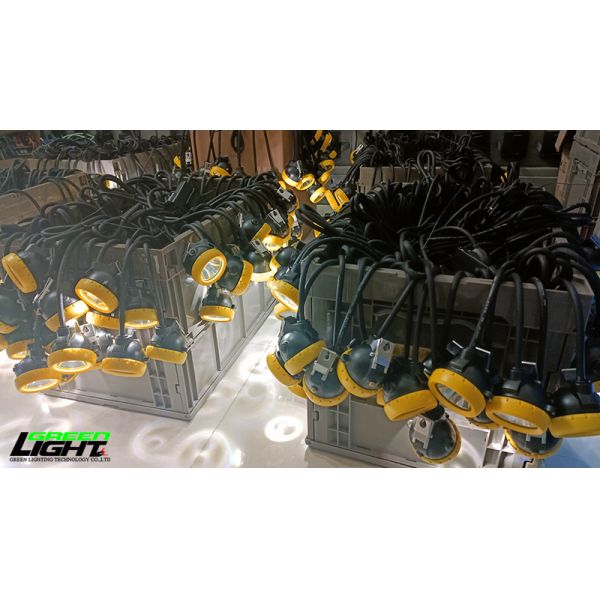 NEW Corded Mining Lamps with Strobe Rear Warning, KL5MS Rechargeable Miners Cap Lamp