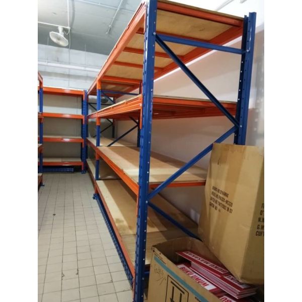Plywood Odm Medium Duty Racking 0.5T  Galvanised Mesh Shelving
