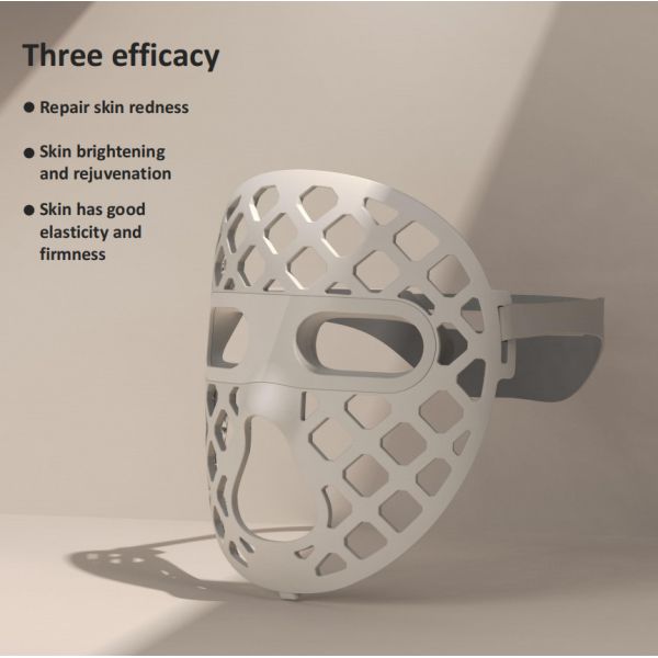 Hollow Out Design Soft Silicone Blue Red yellow Light Therapy LED Face Mask