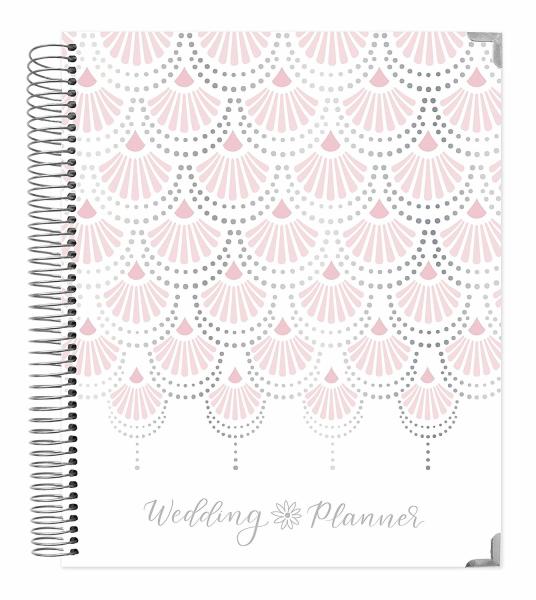 Ring Binding Personalized Pocket Planner , Printable Wedding Planner Reinforced Metal Edges