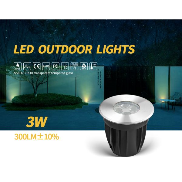 бассейн 3W Inground привел света, белый цвет привел свет DC24V подъездной дороги с CE ROHS