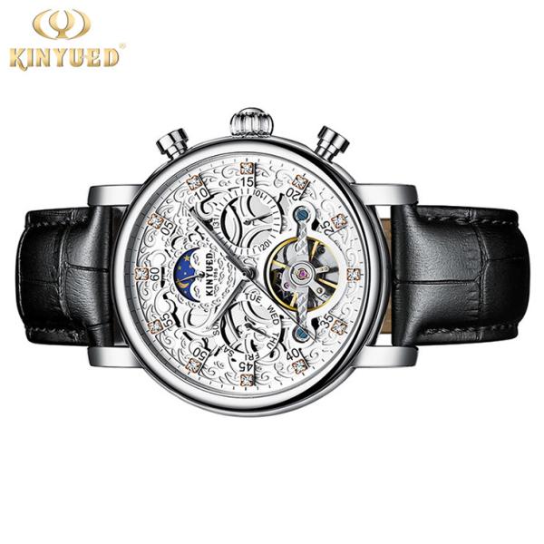 KINYUED New Style Watches Men Luxury Watch Movement Mechanical Watch Mechanical Tourbillon