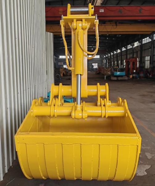 15-24 Ton Excavator Clamshell Grab Bucket Double Cylinder Hydraulic