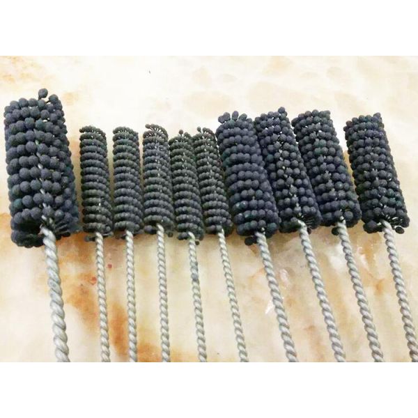 Flexible 160mm Ball Style Cylinder Flexible Honing Brush For Surface Finishing
