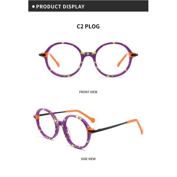 Детей оптически круглая ацетата стекел ширина 45mm объектива рецепта не