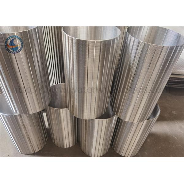 Reverse Slot V Wire Wound Filter Customizable Stainless Steel