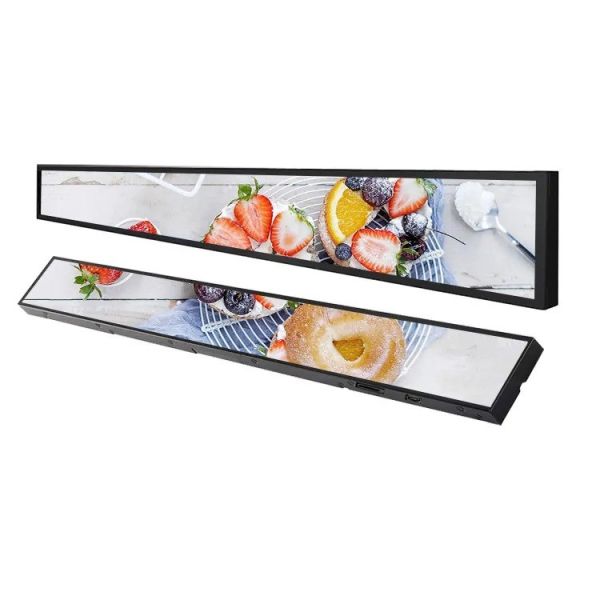 Bar Type LCD Display with 3000:1 Contrast Ratio, Android/Windows Supported, 50,000 Hours Lifespan