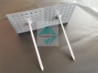 a isolação de aço inoxidável do ODM da espessura de 3.4mm fixa base perfurada