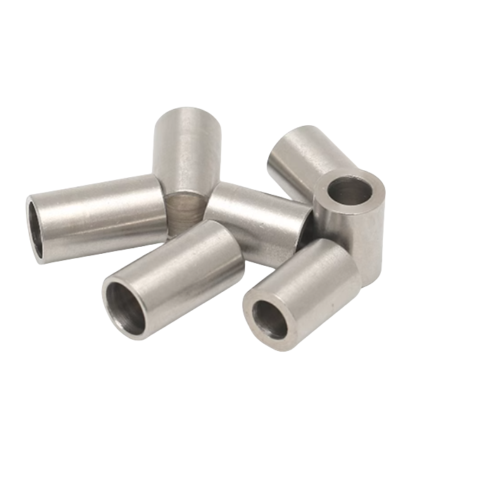 M5 M6 M8 M10 Custom Machining Parts ZINC PLATED Stainless Steel 304 Wear-Resistant Hollow Cylindrical Spacer Sleeve Bushings for Shaft