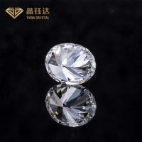 Le laboratoire lâche poli parovale blanc de couleur de HPHT a créé des diamants pour des bijoux