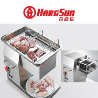Fatiador de carne fresca comercial de 6 mm de espessura 500 kg/h para processamento de alimentos