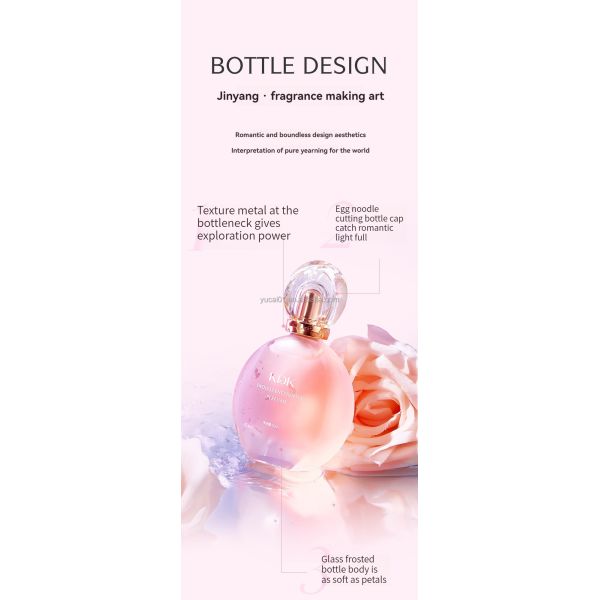 Long-lasting Light Perfume Spray 50ml Simple Flower Fruit Scent for Women's Fragrance
