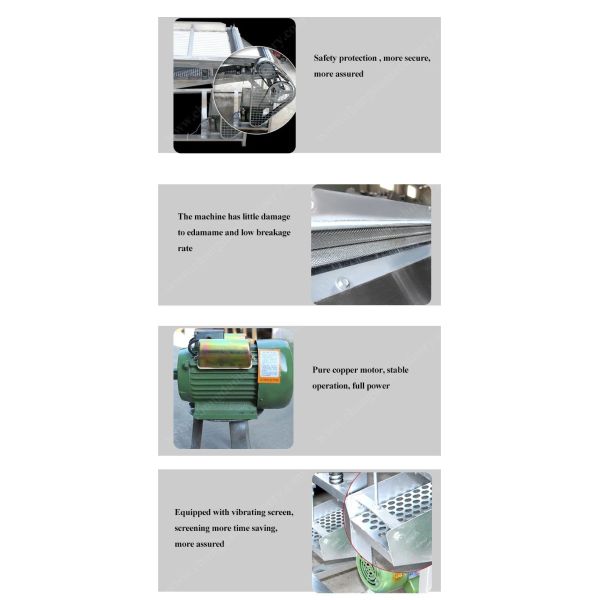 35 KG Stainless Steel Green Pea Shelling Machine Sheller Soyabeans Agricultural