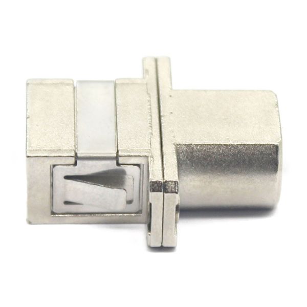 FTTH Network Fiber Optic SC/UPC to LC/UPC Simplex Adapter in Metal Case with Flange 0.2 dB 500 Cycle Passed