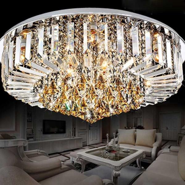 Round Crystal light fittings ceiling Lamp Fixtures Indoor home (WH-CA-22)