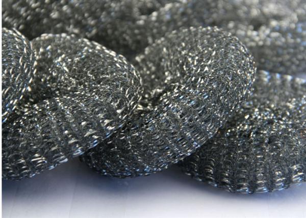 bola da limpeza da cozinha de 5pcs 20Gram, OEM galvanizado de aço inoxidável de Mesh Scourer