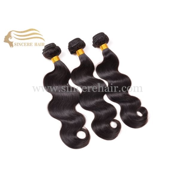 14 Inch 100% Virgin Human Hair Extensions Double Wefts,  35 CM Natural Virgin Human Hair Weft Extension for sale